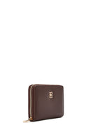 Women's Brown Printed Wallet | Derimod Women's Brown Printed Wallet | Derimod