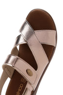 Women's Platinum Comfort Sandals | Derimod Women's Platinum Comfort Sandals | Derimod