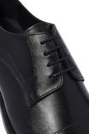 Men's Black Laced Leather Classic Shoes | Derimod Men's Black Laced Leather Classic Shoes | Derimod