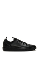 Men's Black Leather Sneaker | Derimod Men's Black Leather Sneaker | Derimod