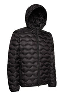 Geox Men's Black Ascanio Hooded Coat | Derimod Geox Men's Black Ascanio Hooded Coat | Derimod