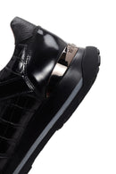 Erkek Siyah Deri Casual Sneaker | Derimod Erkek Siyah Deri Casual Sneaker | Derimod