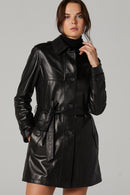 Edwina Women's Leather Jacket | Derimod Edwina Women's Leather Jacket | Derimod