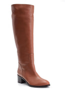 Women's Heeled Leather Boots | Derimod Women's Heeled Leather Boots | Derimod