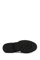 Women's Black Zippered Leather Boots | Derimod Women's Black Zippered Leather Boots | Derimod