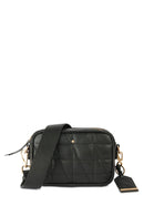 Geox Women's Black Narcisia Leather Shoulder Bag | Derimod Geox Women's Black Narcisia Leather Shoulder Bag | Derimod