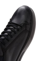 Erkek Siyah Deri Sneaker | Derimod Erkek Siyah Deri Sneaker | Derimod