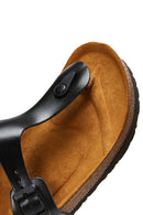 Men's Leather Flip Flops | Derimod Men's Leather Flip Flops | Derimod