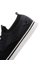 Derimod Zero Men's Black Lace-Up Sneaker | Derimod Derimod Zero Men's Black Lace-Up Sneaker | Derimod