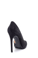 Women's Suede Leather Heeled Shoes | Derimod Women's Suede Leather Heeled Shoes | Derimod