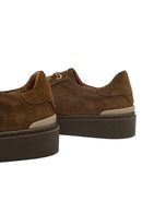 Men's Tan Lace-Up Leather Sneaker | Derimod Men's Tan Lace-Up Leather Sneaker | Derimod