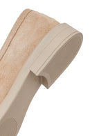 Woman Beige Tasselled Suede Loafer | Derimod Woman Beige Tasselled Suede Loafer | Derimod