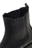 Women's Black Leather Chelsea Boot | Derimod Women's Black Leather Chelsea Boot | Derimod