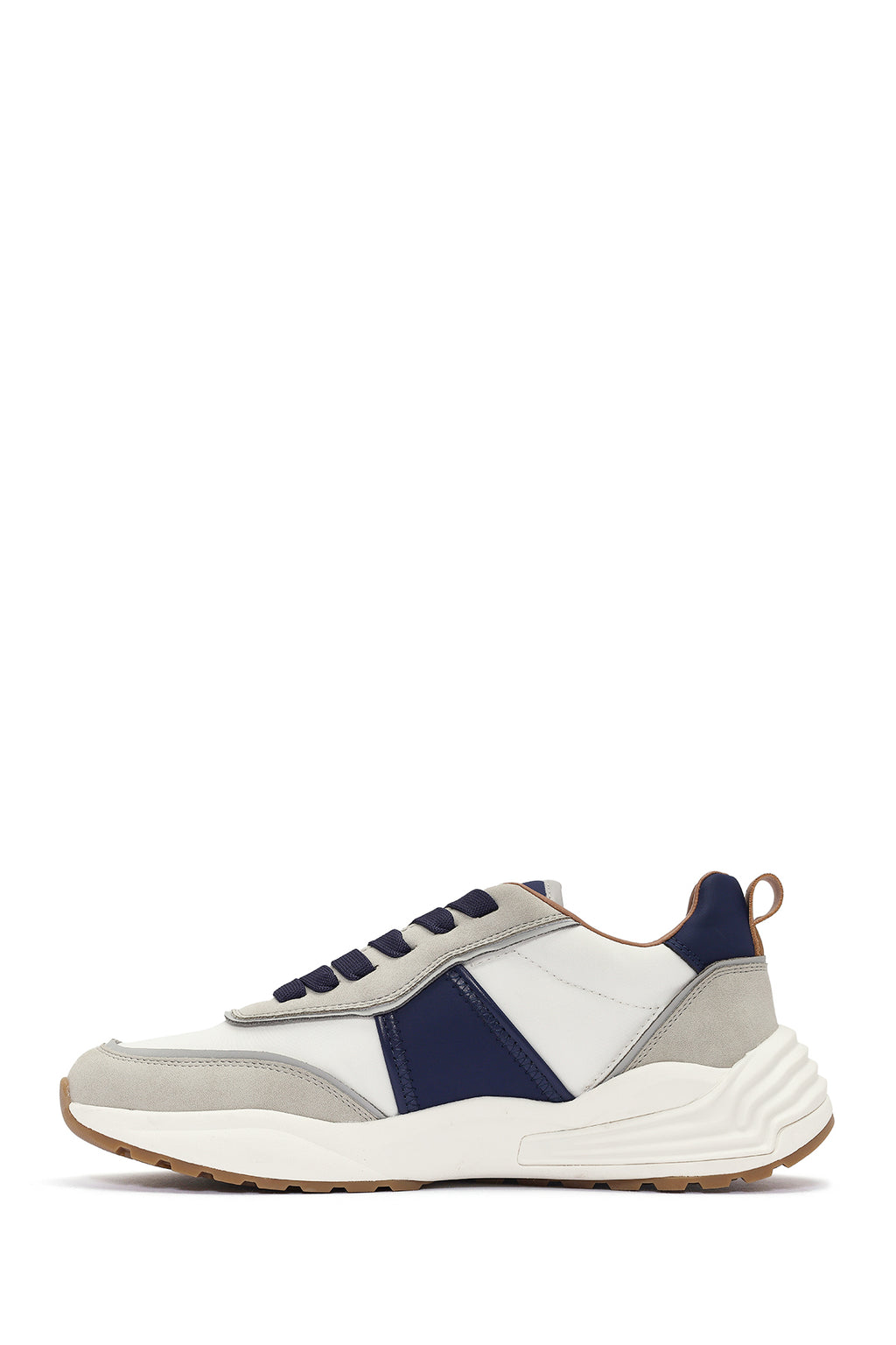 ACBC x DERİMOD Erkek Bej Bağcıklı Kalın Tabanlı Sneaker
