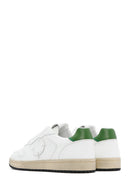 ACBC x DERİMOD Women's White Laced Leather Sneaker | Derimod ACBC x DERİMOD Women's White Laced Leather Sneaker | Derimod