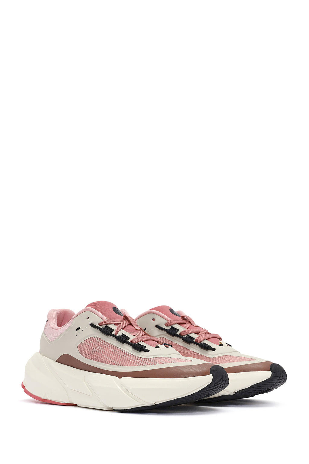 ACBC x DERİMOD Kadın Pembe Bağcıklı Kalın Tabanlı Sneaker