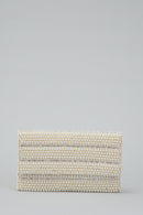 Beige Women's Portfolio with Pearl Detail | Derimod Beige Women's Portfolio with Pearl Detail | Derimod