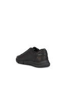 Geox Erkek Siyah Adacter Deri Sneaker | Derimod Geox Erkek Siyah Adacter Deri Sneaker | Derimod
