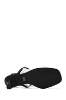 Women's Black Ankle Buckle Thin Heel Sandals | Derimod Women's Black Ankle Buckle Thin Heel Sandals | Derimod