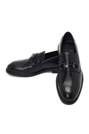 Men's Black Buckled Leather Loafer | Derimod Men's Black Buckled Leather Loafer | Derimod