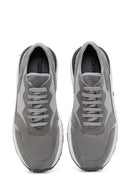 Erkek Gri Deri Sneaker | Derimod Erkek Gri Deri Sneaker | Derimod