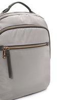 Women's Gray Fabric Backpack | Derimod Women's Gray Fabric Backpack | Derimod