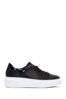 Kadın Siyah Deri Sneaker | Derimod Kadın Siyah Deri Sneaker | Derimod