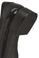 Women's Black Low Heel Patent Leather Ballerinas | Derimod Women's Black Low Heel Patent Leather Ballerinas | Derimod