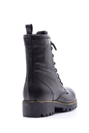 Women's Lace-up Leather Boots | Derimod Women's Lace-up Leather Boots | Derimod