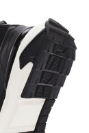 Erkek Siyah Bağcıklı Deri Sneaker | Derimod Erkek Siyah Bağcıklı Deri Sneaker | Derimod