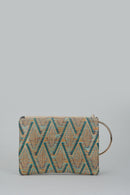 Green Fabric Women's Portfolio | Derimod Green Fabric Women's Portfolio | Derimod