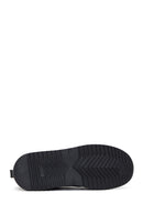 Men's Black Leather Thick Soled Sneaker | Derimod Men's Black Leather Thick Soled Sneaker | Derimod
