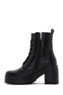 Women's Black Thick Heeled Boots | Derimod Women's Black Thick Heeled Boots | Derimod