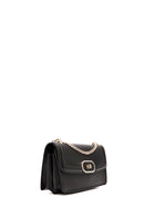 Women's Black Long Chain Strap Shoulder Bag | Derimod Women's Black Long Chain Strap Shoulder Bag | Derimod