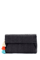 Women's Straw Portfolio Bag | Derimod Women's Straw Portfolio Bag | Derimod