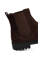 Male Brown Suede Chelsea Boots | Derimod Male Brown Suede Chelsea Boots | Derimod