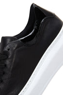 Kadın Siyah Deri Sneaker | Derimod Kadın Siyah Deri Sneaker | Derimod