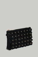 Women's Portfolio Bag with Flower Detail | Derimod Women's Portfolio Bag with Flower Detail | Derimod