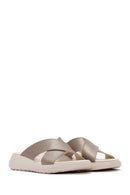 Women's Gold Comfort Slippers | Derimod Women's Gold Comfort Slippers | Derimod