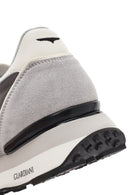 Alberto Guardiani Men's Wen Thick Sole Gray Lace-Up Leather Sneaker | Derimod Alberto Guardiani Men's Wen Thick Sole Gray Lace-Up Leather Sneaker | Derimod