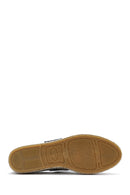 Women's Black Buckled Leather Espadrilles | Derimod Women's Black Buckled Leather Espadrilles | Derimod