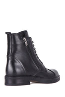 Zippered Women's Leather Boots | Derimod Zippered Women's Leather Boots | Derimod