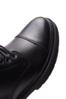 Men's Black Leather Classic Boots | Derimod Men's Black Leather Classic Boots | Derimod