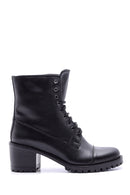 Women's Lace-Up Heeled Boots | Derimod Women's Lace-Up Heeled Boots | Derimod