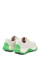 Camper Women's White Drift Trail Vibram Laced Leather Sneaker | Derimod Camper Women's White Drift Trail Vibram Laced Leather Sneaker | Derimod