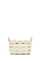 Woman Cream Long Strap Knit Crossbody Bag | Derimod Woman Cream Long Strap Knit Crossbody Bag | Derimod