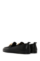 Kadın Siyah Tokalı Deri Maskülen Loafer | Derimod Kadın Siyah Tokalı Deri Maskülen Loafer | Derimod