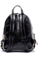 Women's Snakeskin Pattern Detailed Backpack | Derimod Women's Snakeskin Pattern Detailed Backpack | Derimod
