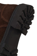 Male Brown Zip Closure Suede Boots | Derimod Male Brown Zip Closure Suede Boots | Derimod