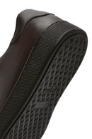 Men's Brown Lace-Up Leather Sneaker | Derimod Men's Brown Lace-Up Leather Sneaker | Derimod